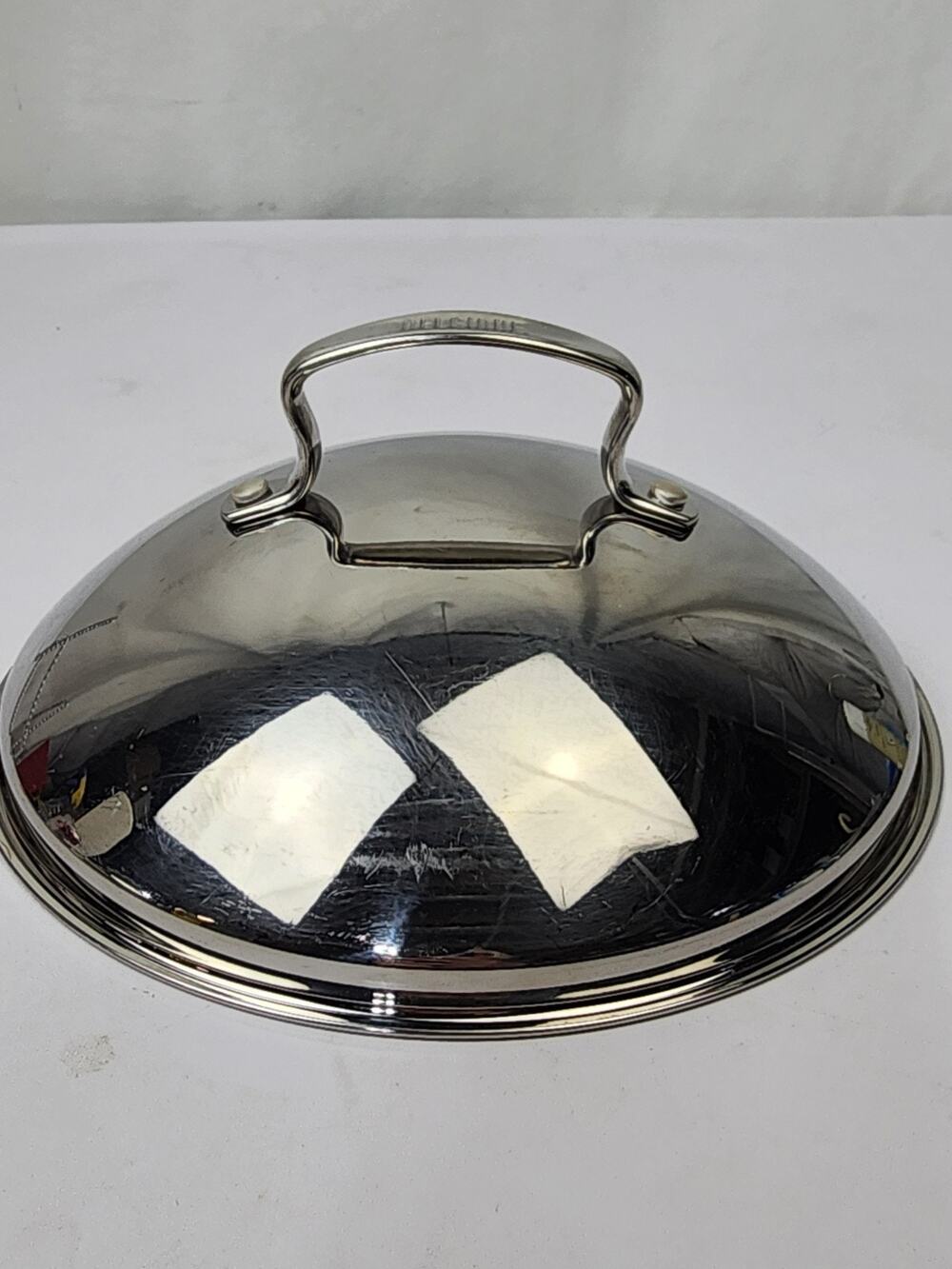 Belgique Stainless Steel Domed Replacement Lid (Only) Vented w Handle 8"